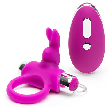 Happy Rabbit Remote Control Cock Ring Purple Default Title