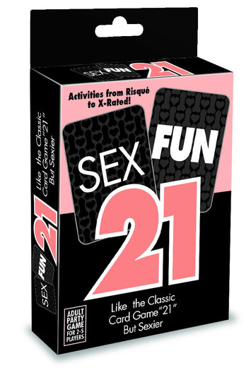 Sex Fun 21 Card Game Default Title