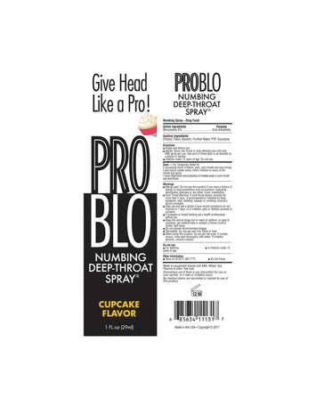Problo Deep Throat Spray Cupcake 1oz Default Title