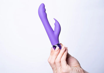 Hailey Silicone Rabbit Purple Default Title