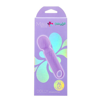 Dolly Purple Silicone Mini Wand Rechargeable Default Title