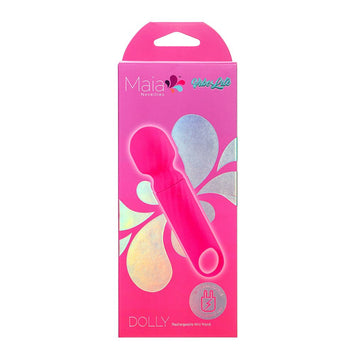 Dolly Pink Silicone Mini Wand Rechargeable Default Title