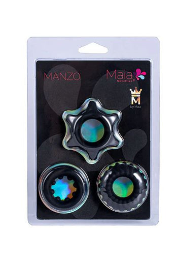 Liquid Silicone Cock Ring Set Of3 Default Title