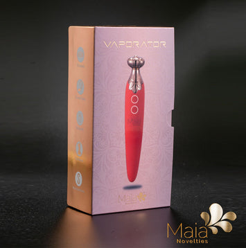 Vaporator Vibrating Silicone Rechargeable Vape Pink