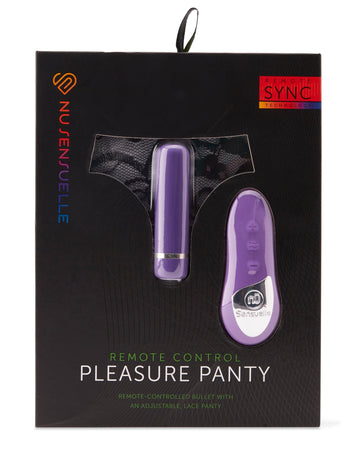 Sensuelle Pleasure Panty Remote Control Purple