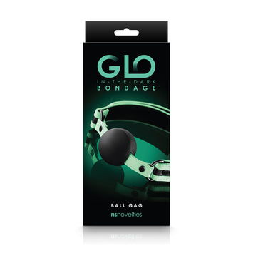 Glo Bondage Ball Gag Green Default Title