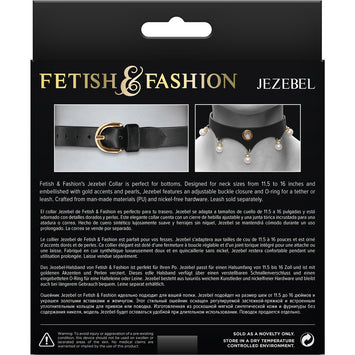 Fetish & Fashion Jezebel Collar Black Default Title