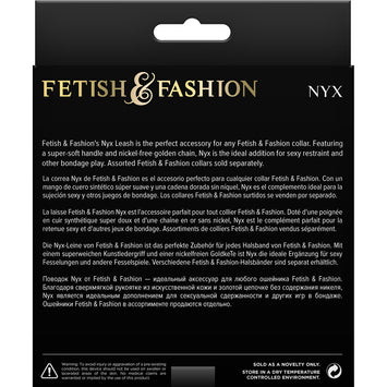 Fetish & Fashion Nyx Leash Black Default Title