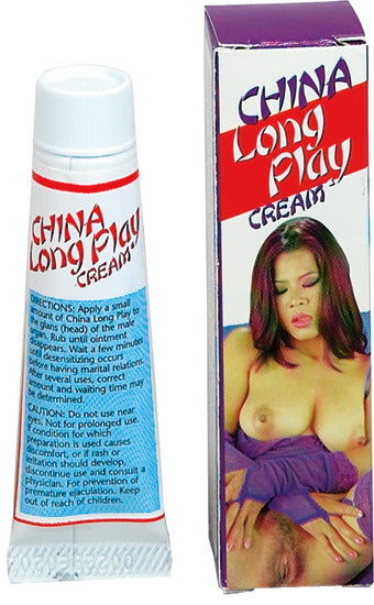 China Long Play Cream .5 Oz Default Title