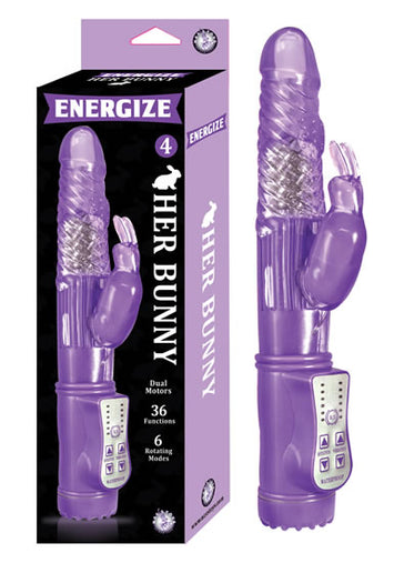 Energize Her Bunny 4 Rabbit Vibrator Pink