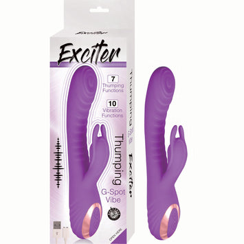 Exciter Thumping G-spot Vibe Aqua