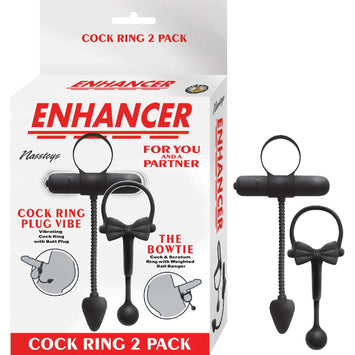 Enhancer Cockring 2pk Black Default Title