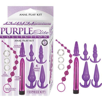 Purple Elite Collection Anal Play Kit Purple Default Title