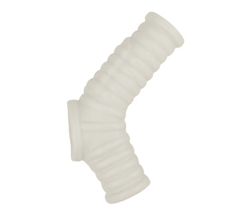 Vibrating Power Sleeve Ribbed Fit White Default Title