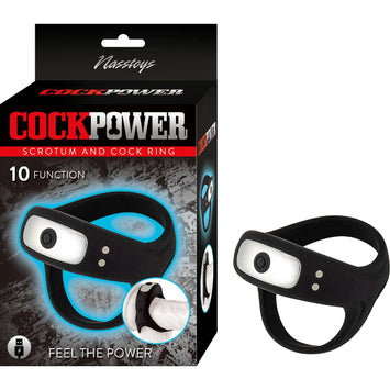 Cockpower Scrotum & Cock Ring Black Default Title