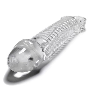 Muscle Smooth Cocksheath W/length Oxballs Clear