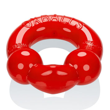 Ultra Balls Cockring 2 Pack Steel/red Default Title