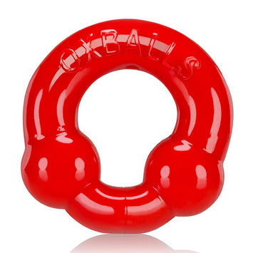 Ultra Balls Cockring 2 Pack Steel/red Default Title