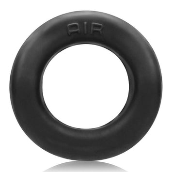 Air Airflow Cockring Oxballs Silicone/tpr Blend Ice Black