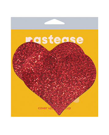 Pastease Heart Glitter Red Fuller Coverage Default Title