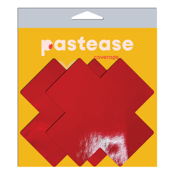 Pastease Faux Latex Red Plus X Full Coverage Default Title