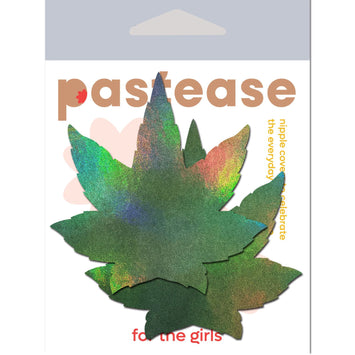 Pastease Indica Pot Leaf Green Holographic Weed Default Title