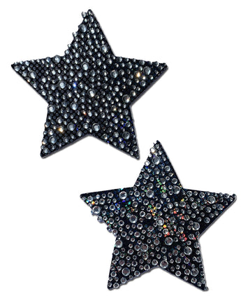 Pastease Crystal Stars Black