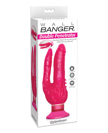 Waterproof Double Penetrator Wall Banger Pink Default Title
