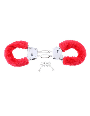 Fetish Fantasy Beginners Furry Cuffs Red Default Title
