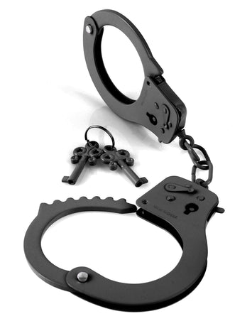 Fetish Fantasy Designer Black Metal Handcuffs Default Title