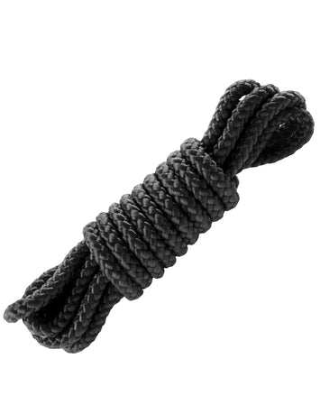 Fetish Fantasy Mini Silk Rope Black Default Title