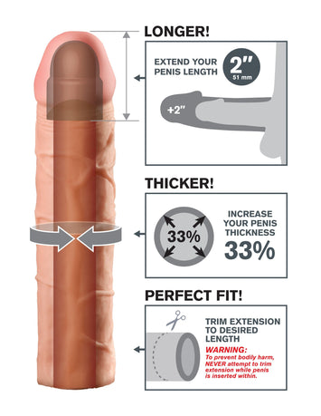 Fantasy X-tensions Perfect Extension Flesh 3 inch
