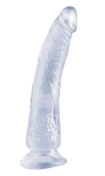 Basix Rubber Works Slim Dong 7in Clear W/ Suction Cup Default Title
