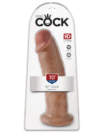 King Cock 10 In Cock Tan Default Title