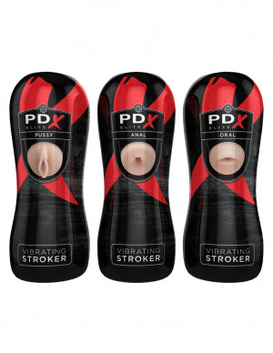 Pdx Elite Vibrating Stroker 12pc Display Default Title
