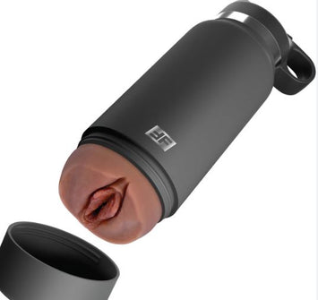 Pdx Plus Fuck Flask Private Pleaser Discreet Stroker Blue Bottle Brown Default Title