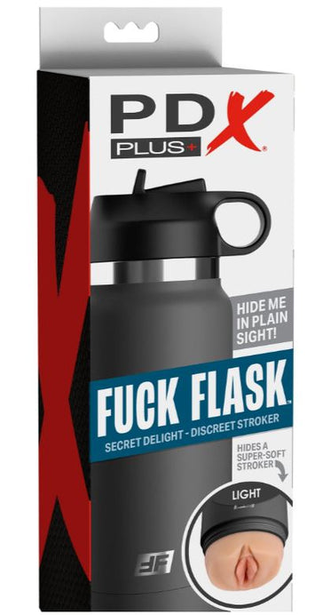 Pdx Plus Fuck Flask Secret Delight Discreet Stroker Grey Bottle Light Default Title