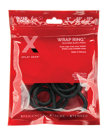 Xplay 3 Pk Silicone Slim Wrap Ring (9 12 15) Default Title