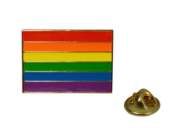 Lapel Pin Rainbow Flag Default Title