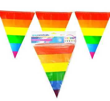 Rainbow Striped Pennants Default Title