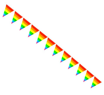 Rainbow Striped Pennants Default Title
