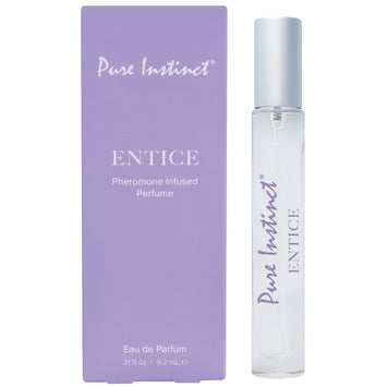 Pure Instinct Pheromone Infused Perfume Oil Eau De Parfum Entice .31 Fl Oz/9.2ml Default Title