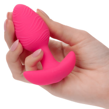 Cheeky Vibrating Glow-in-the- Dark Butt Plug Default Title