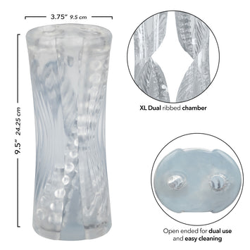 Cyclone Dual Ribbed Stroker Xl Default Title