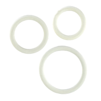 Rubber Ring White 3pc Set Default Title