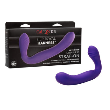Rechargeable Love Rider Strap On Purple Default Title