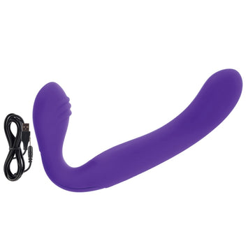 Rechargeable Love Rider Strap On Purple Default Title