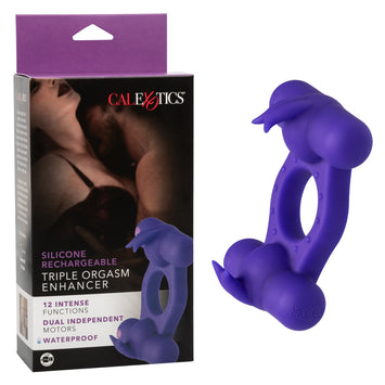 Silicone Rechargeable Triple Orgasm Enhancer Default Title