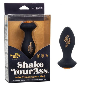 Naughty Bits Shake Your Ass Petite Vibrating Butt Plug Default Title