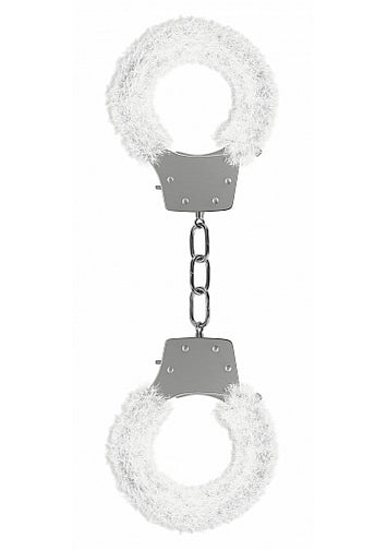 Pleasure Handcuffs Furry White